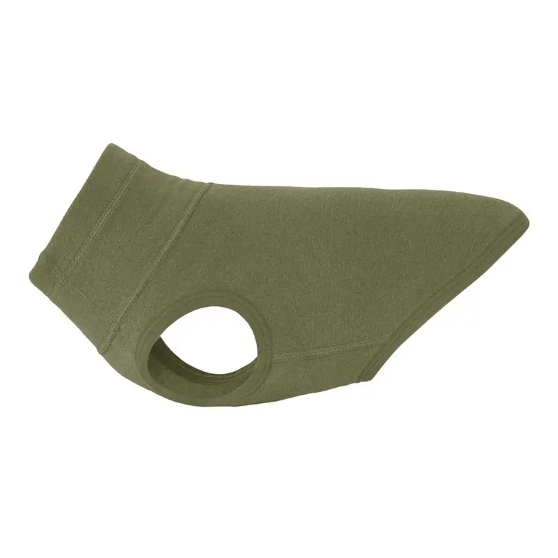 Gooby Microfiber Stretch Fleece Dog Vest - Olive Green X-Small