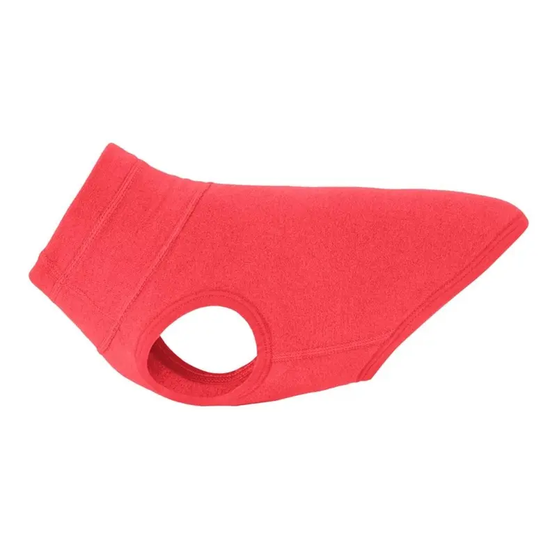 Gooby Microfiber Stretch Fleece Dog Vest - Tomato Red X-Small