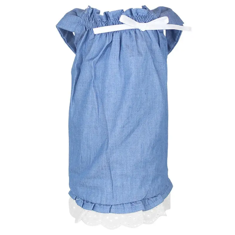 Tunic Country Dog Dress by Parisian Pet - Blue X-Small