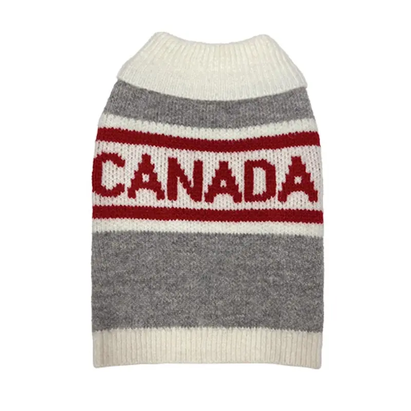 foufou Dog Heritage Canada Dog Sweater Large
