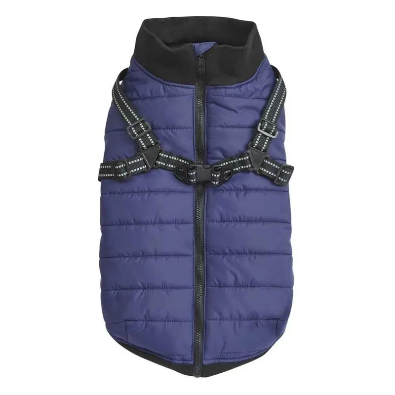 Guardian Gear Polar Excursion Harness Dog Coat - Blue X-Large