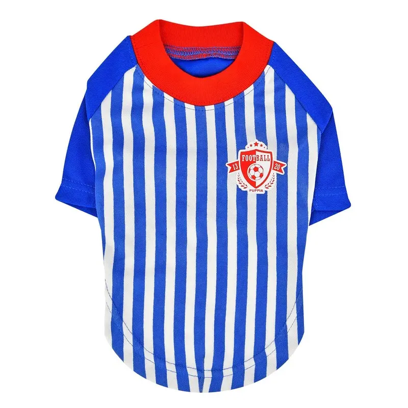 Striker Soccer Dog Jersey by Puppia - Royal Blue Small
