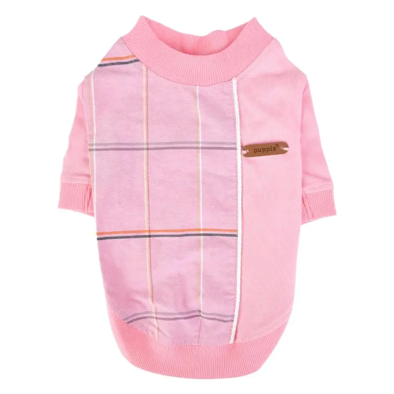 Ziven Dog Shirt by Puppia - Pink X-Large