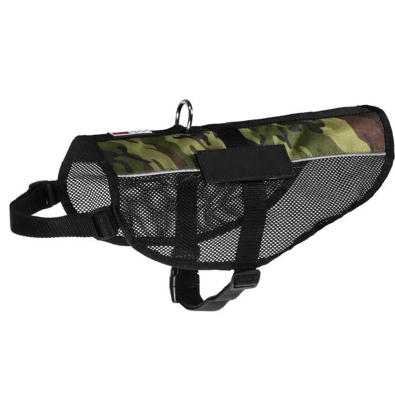 Dogline MaxAire Mesh Dog Vest - Green Camo Girth 13-16"