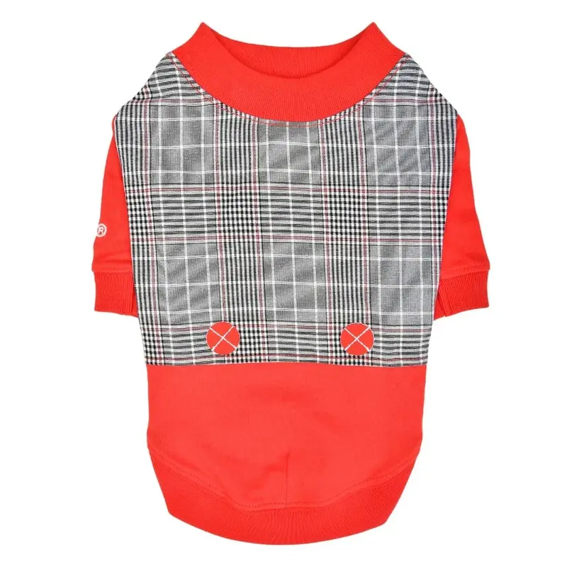 Blake Dog Shirt by Puppia - Red Medium