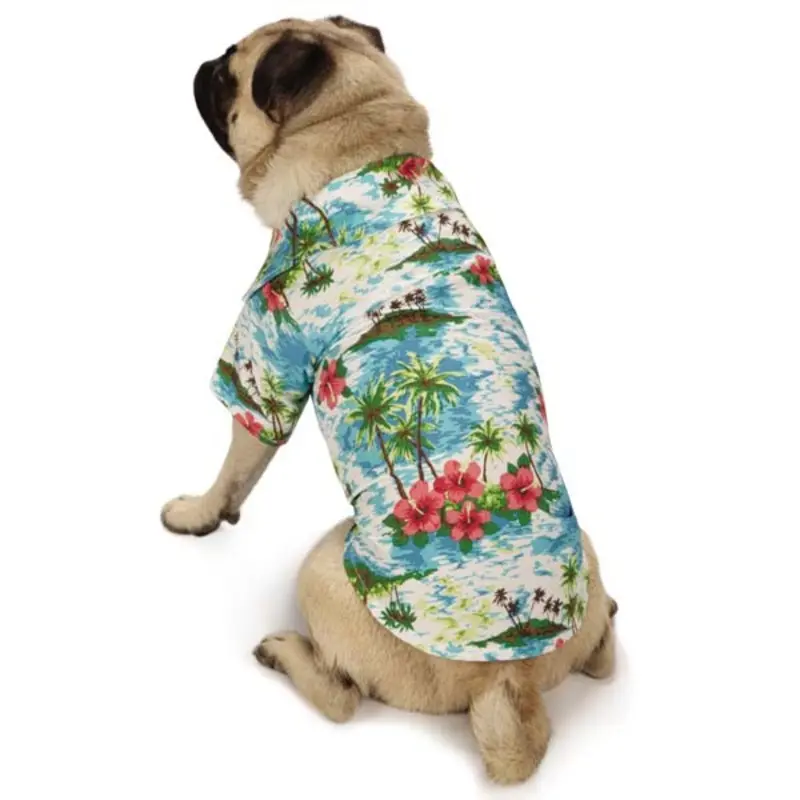 Casual Canine Hawaiian Breeze Dog Camp Shirt XX-Small