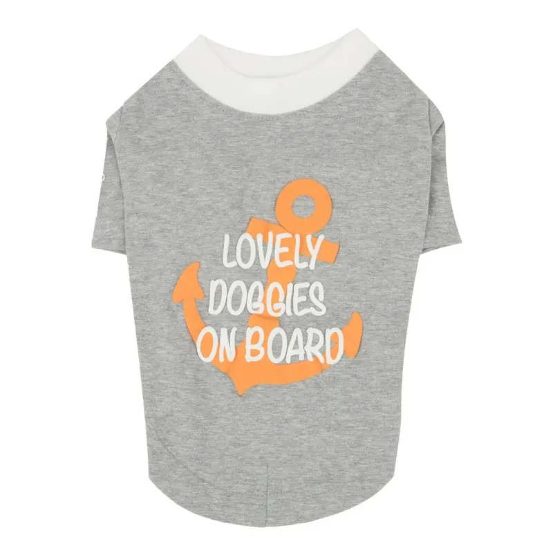 Lovely Doggie Dog Shirt by Puppia - Gray X-Large