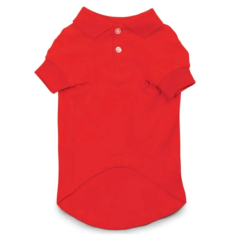 Parisian Pet Dog Polo - Red XX-Small