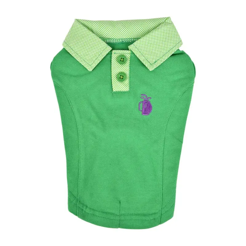 Caddie Dog Shirt By Puppia - Green Large