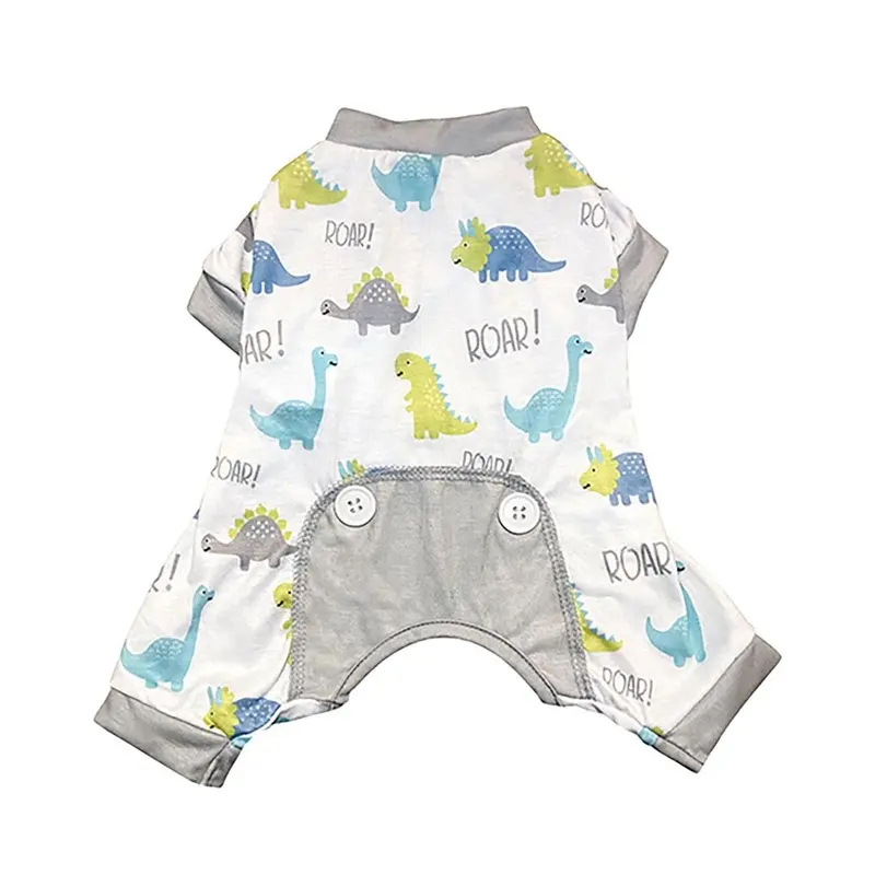 foufou Dog Dino Roar Dog Pajamas  X-Small