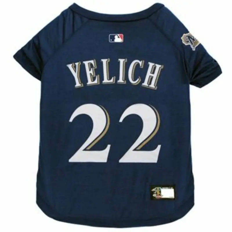 Milwaukee Brewers Christian Yelich Dog T-Shirt X-Small