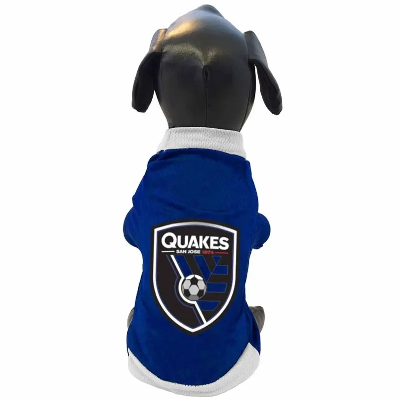 San Jose Earthquakes Athletic Mesh Dog Jersey Tiny