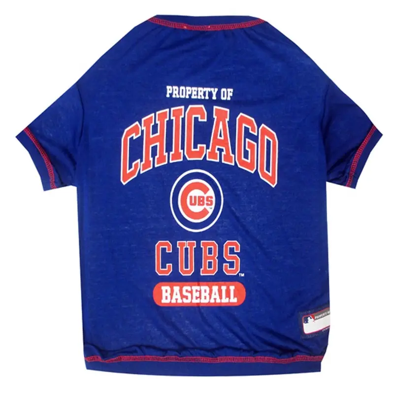 Chicago Cubs Dog T-Shirt - Blue X-Small