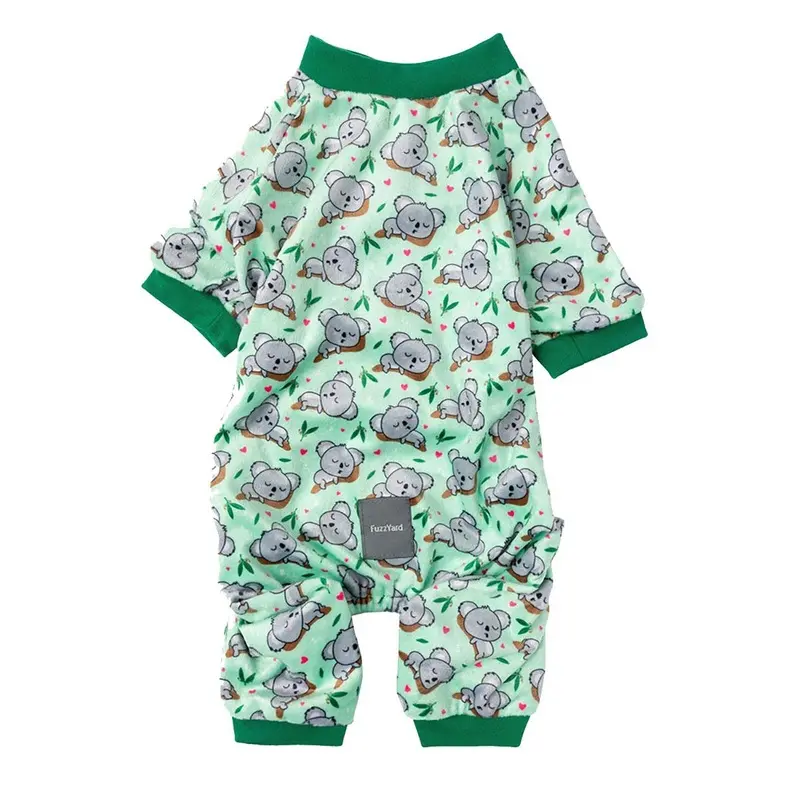 FuzzYard Dreamtime Koalas Dog Pajamas - Green Size 1 - Out of Stock!