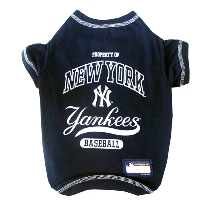 New York Yankees Dog T-Shirt - Navy Blue X-Small