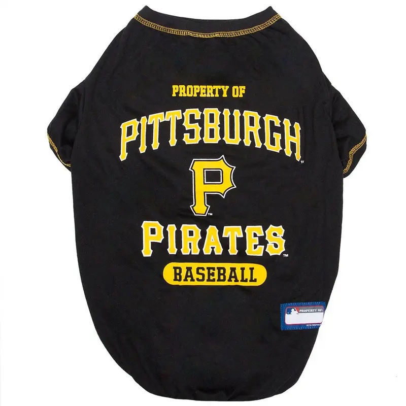Pittsburgh Pirates Dog T-Shirt - Black X-Small - Out of Stock!