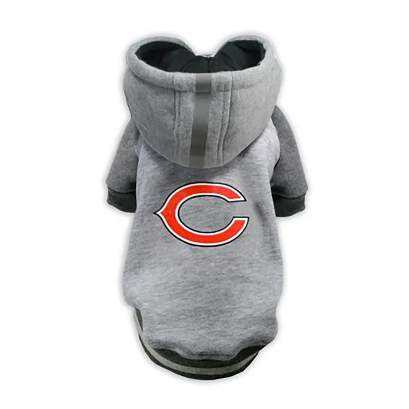 Chicago Bears NFL Dog Hoodie - Gray Small - Out of Stock!