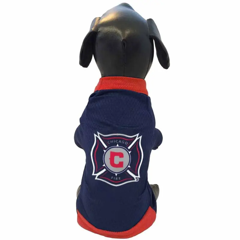 Chicago Fire Athletic Mesh Dog Jersey Large
