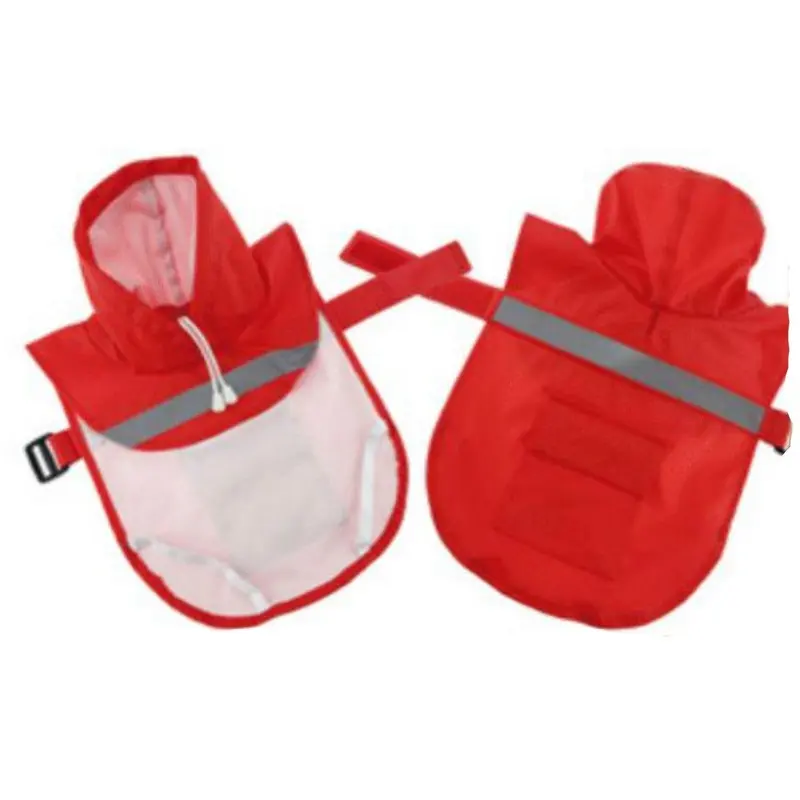 Parisian Pet Reflective Dog Raincoat - Red X-Large