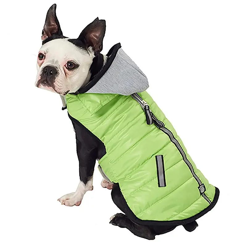 Petrageous Stowe Puffer Dog Coat - Green 2X-Large