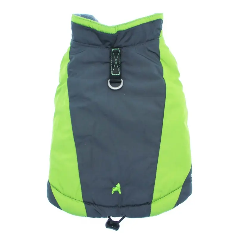 Trekking Dog Jacket by Gooby - Lime Green X-Small