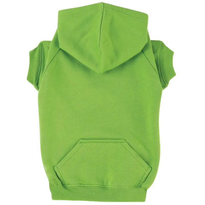 Zack & Zoey Basic Dog Hoodie - Parrot Green X-Small - Out of Stock!