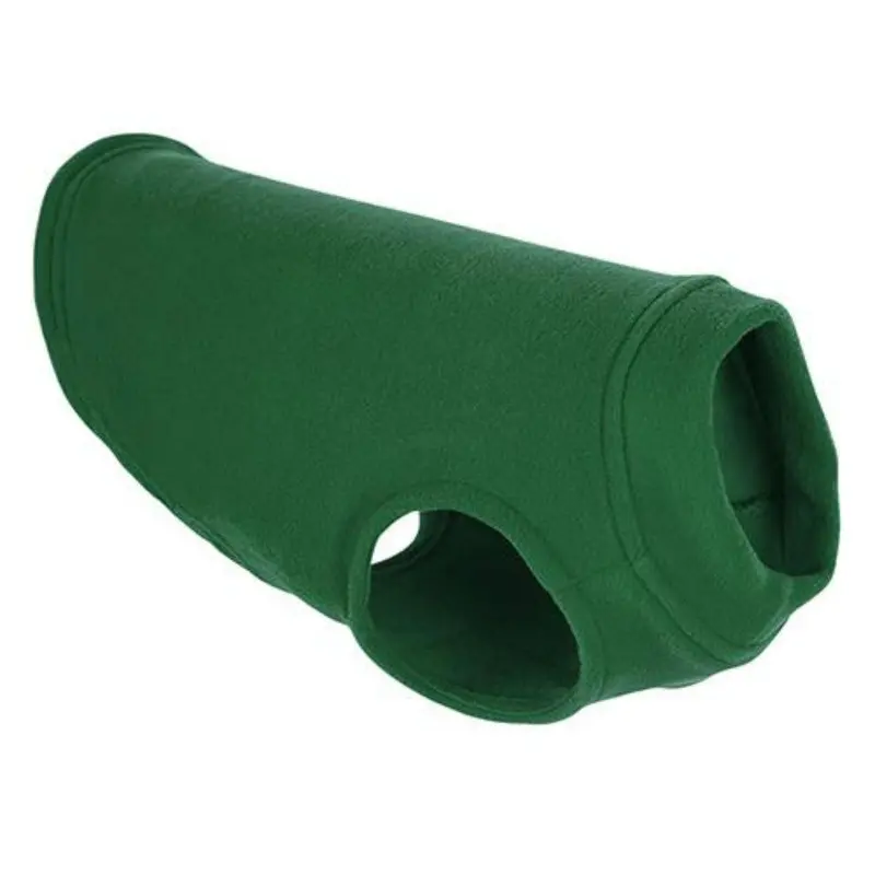 Stretch Fleece Dog Vest by Gooby - Forest Green X-Small