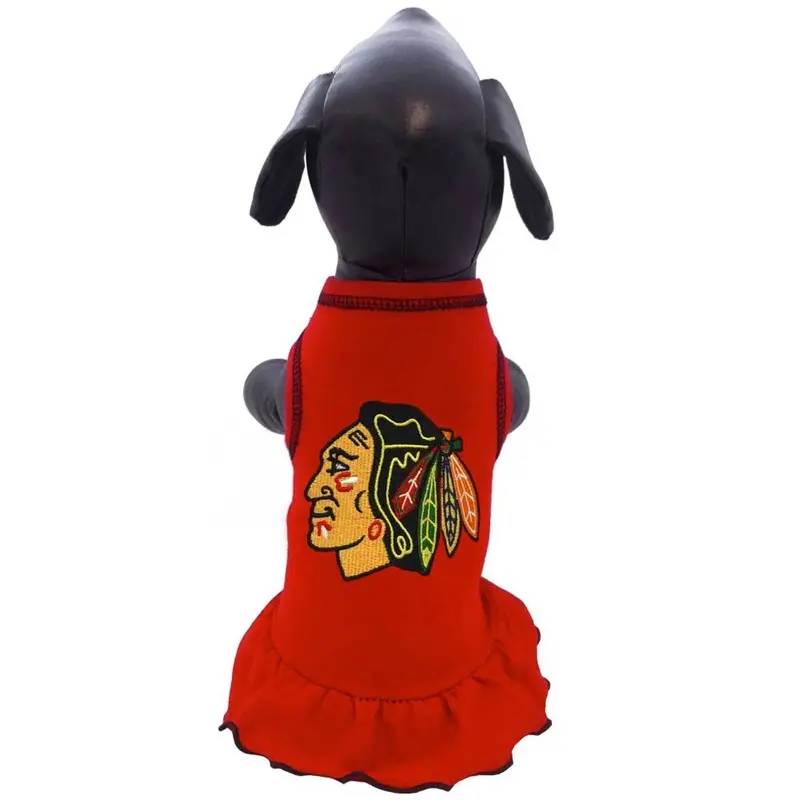 Chicago Blackhawks Ice Girl Dog Dress Large