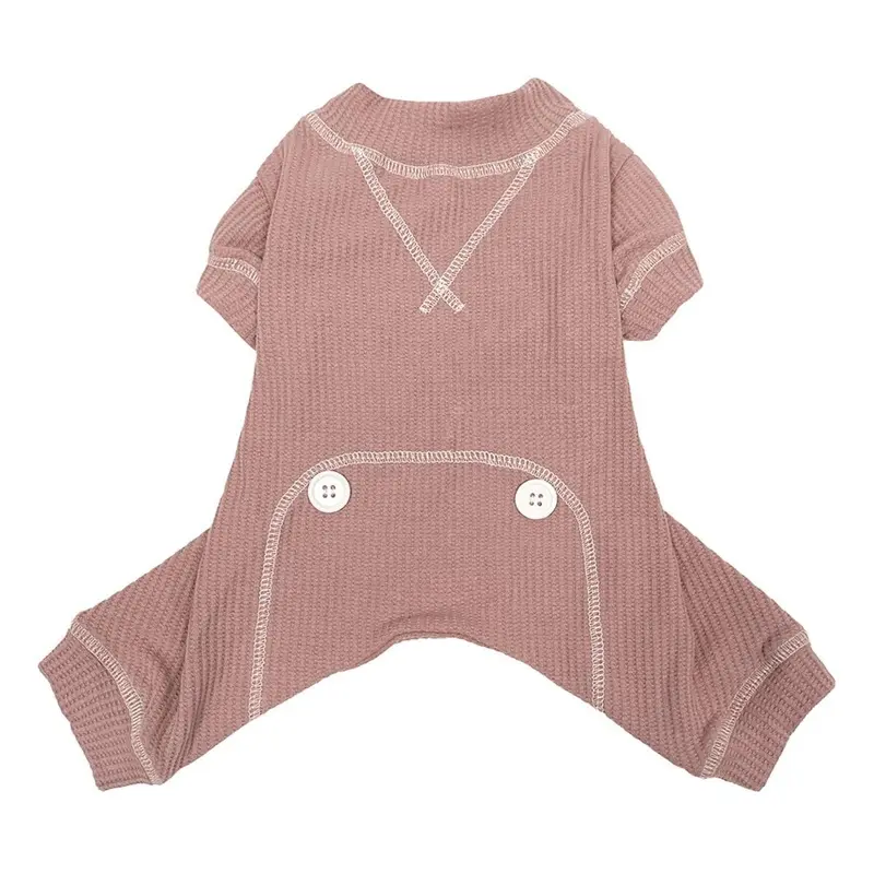 foufou Dog Thermal Dog Pajamas - Pink X-Small - Out of Stock!