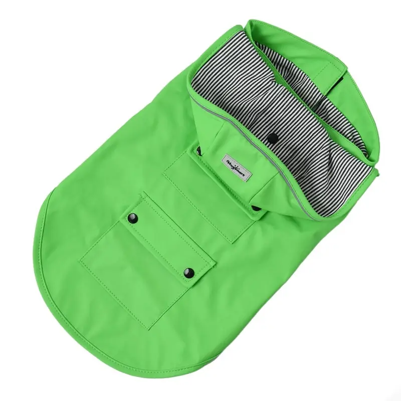 HugSmart Dog Raincoat - Lizard Green Small