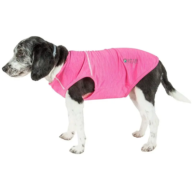 Pet Life ACTIVE Aero-Pawlse Performance Dog Tank Top - Pink X-Small