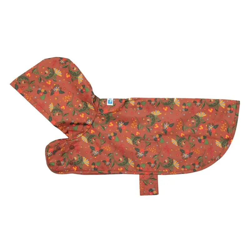 RC Pet Packable Dog Rain Poncho - Clay Floral X-Small - Out of Stock!