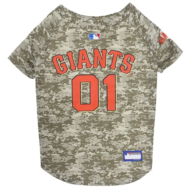 San Francisco Giants Dog Jersey - Camo X-Small