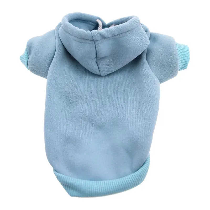 Plain Dog Hoodie - Baby Blue X-Small