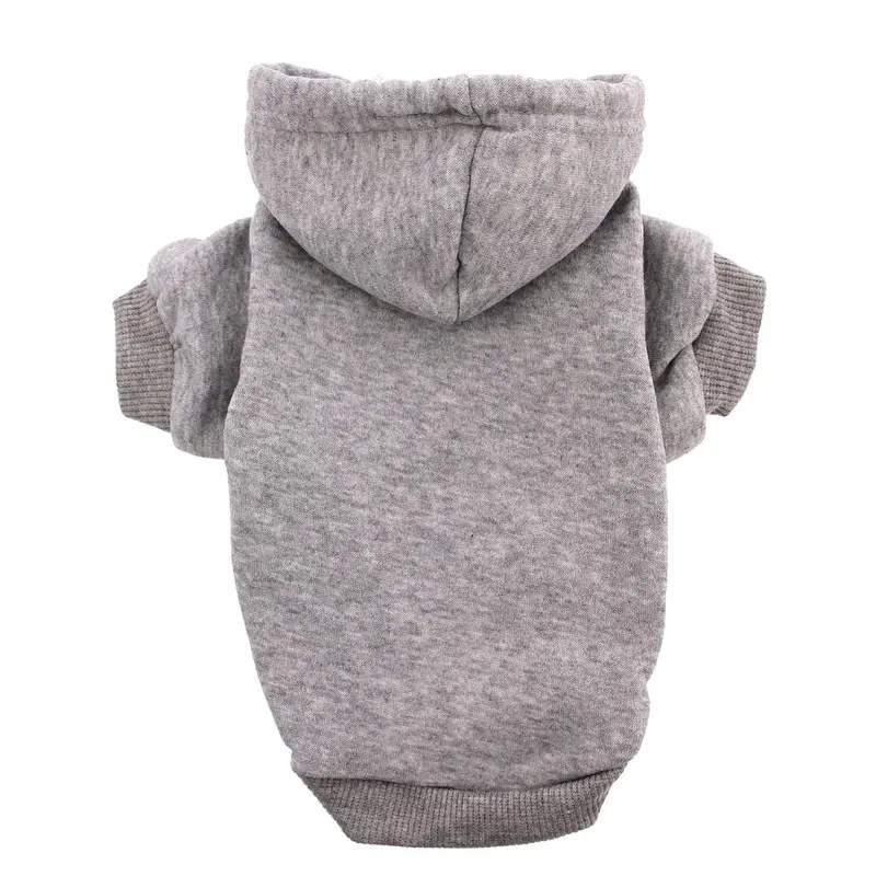 Plain Dog Hoodie - Gray X-Small