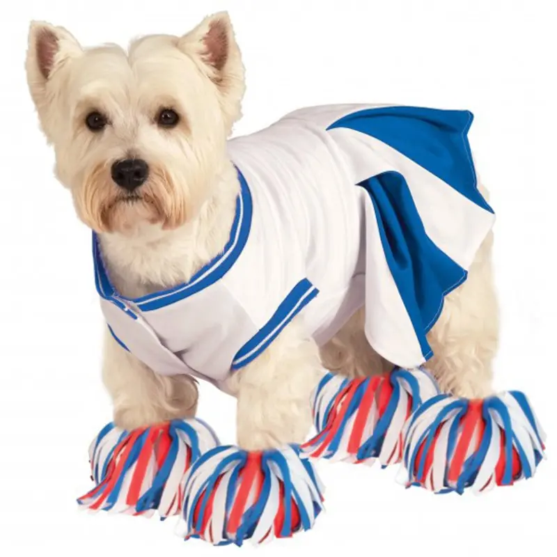 Rubie's Cheerleader Halloween Dog Costume - Blue Small - Out of Stock!