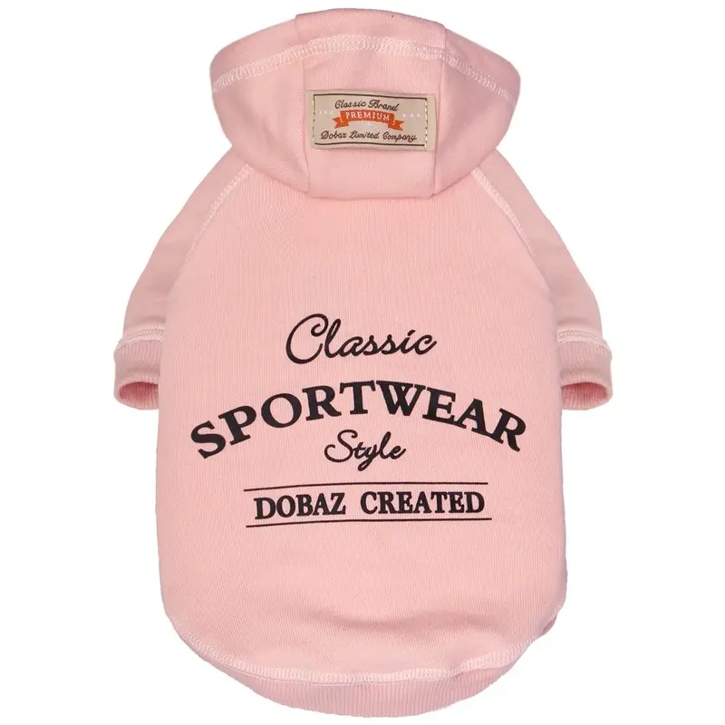 Dobaz Sportwear Dog Hoodie - Pink Large