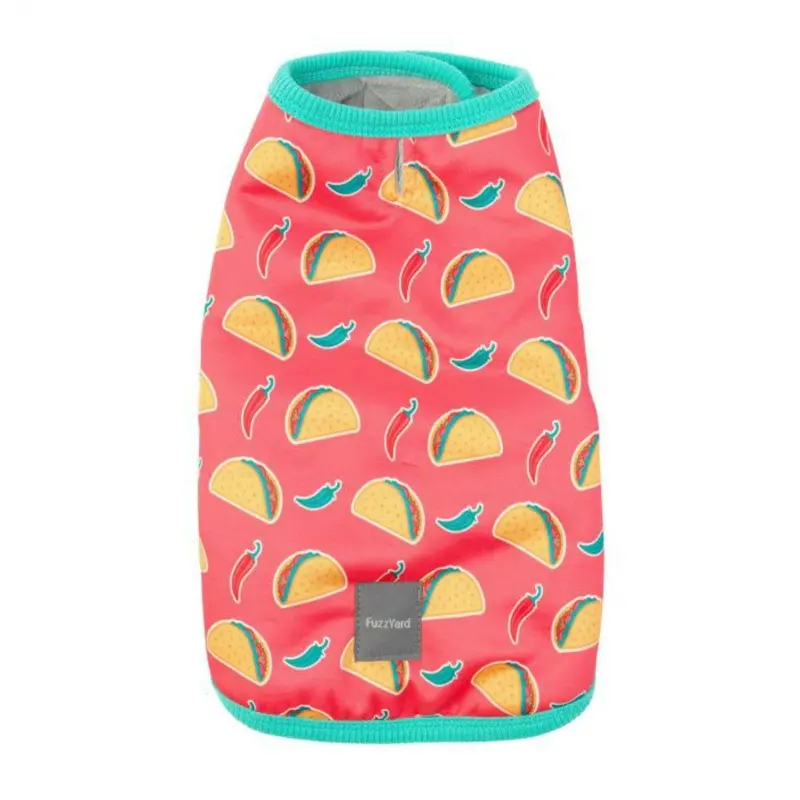 FuzzYard Hey Esse (Tacos and Chilli) Wrap Dog Vest Size 7