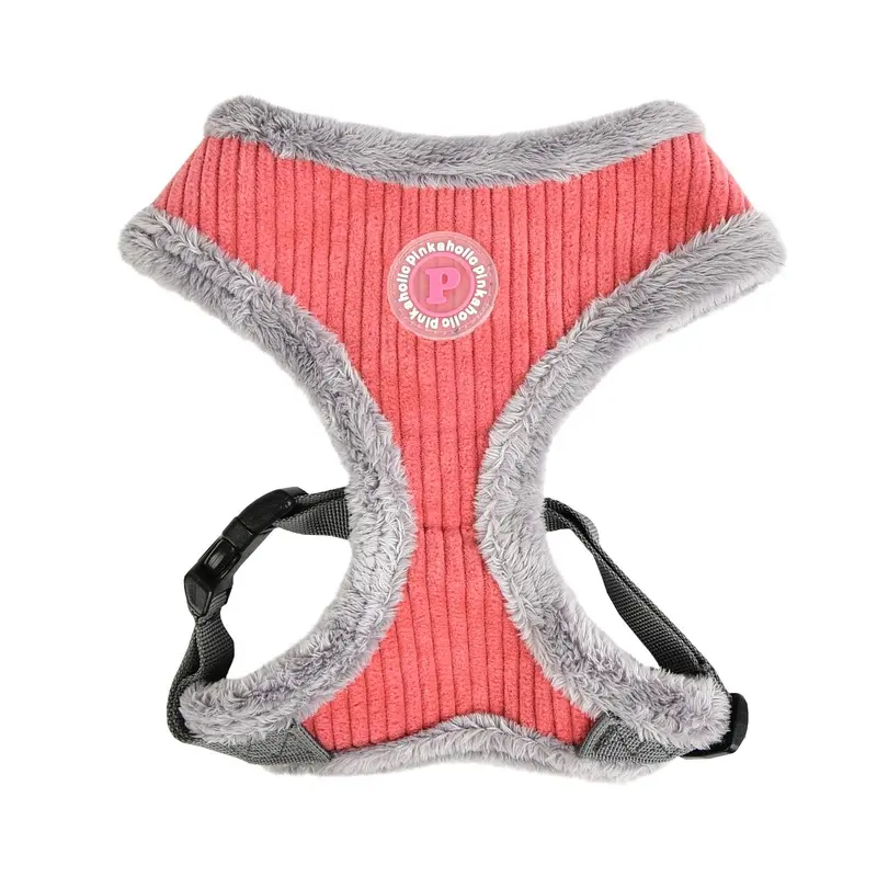 Lucca Dog Harness by Pinkaholic - Dark Pink Large