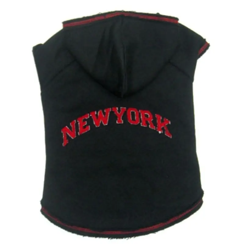 RuffLuv NYC New York Dog Hoodie - Black Medium