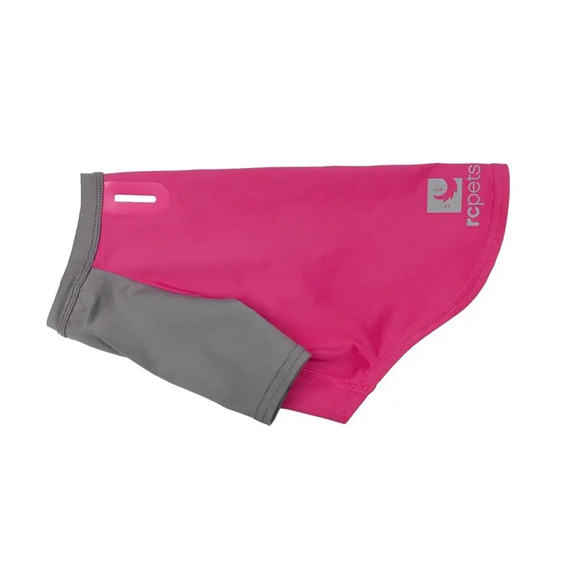 Solis UV Coverup Dog Shirt by RC Pets - Raspberry/Charcoal XX-Small