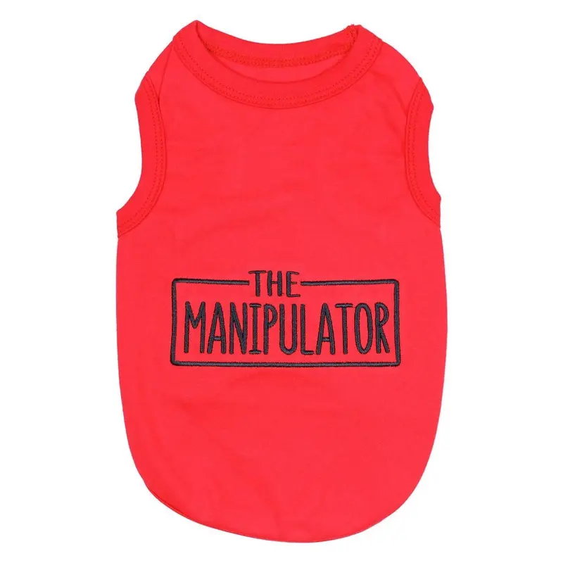 Parisian Pet The Manipulator Dog Tank - Red XX-Small - Coming Soon!