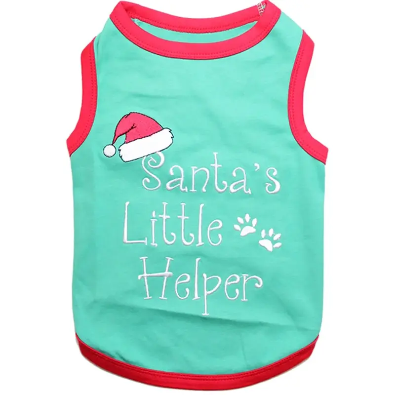 Santa's Little Helper Dog Tank by Parisian Pet XX-Small