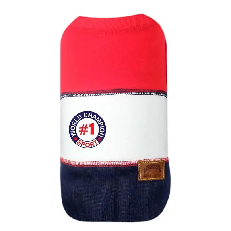 World Champion Dog Tank by Parisian Pet - Red Medium