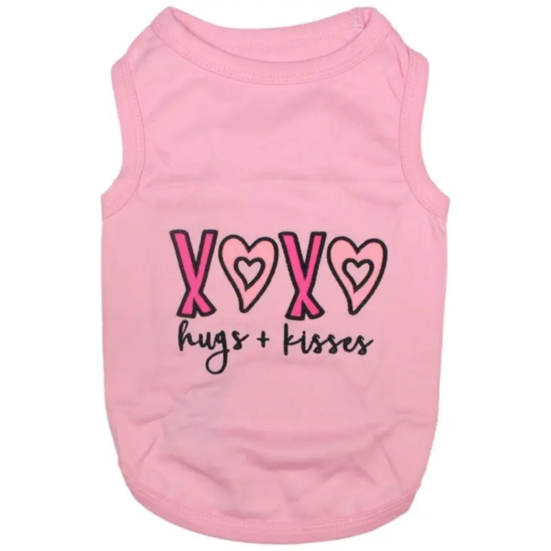 XOXO Dog Tank by Parisian Pet - Pink XX-Small - Out of Stock!