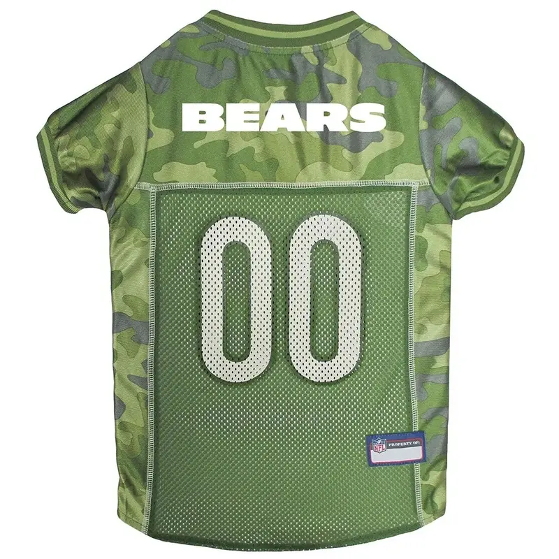 Chicago Bears Dog Jersey - Camo X-Small