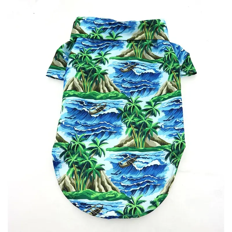 Hawaiian Camp Shirt by Doggie Design - Island Life XX-Small