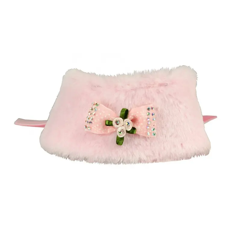 Hip Doggie Luxurious Fur Dog Cape - Pink X-Large