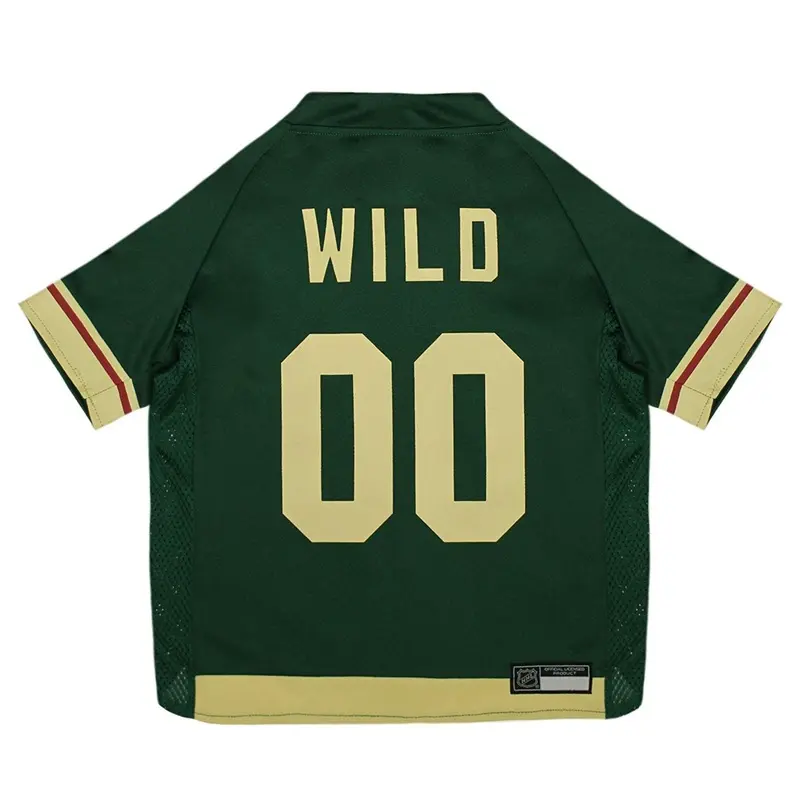 Minnesota Wild Alternate Dog Jersey Medium