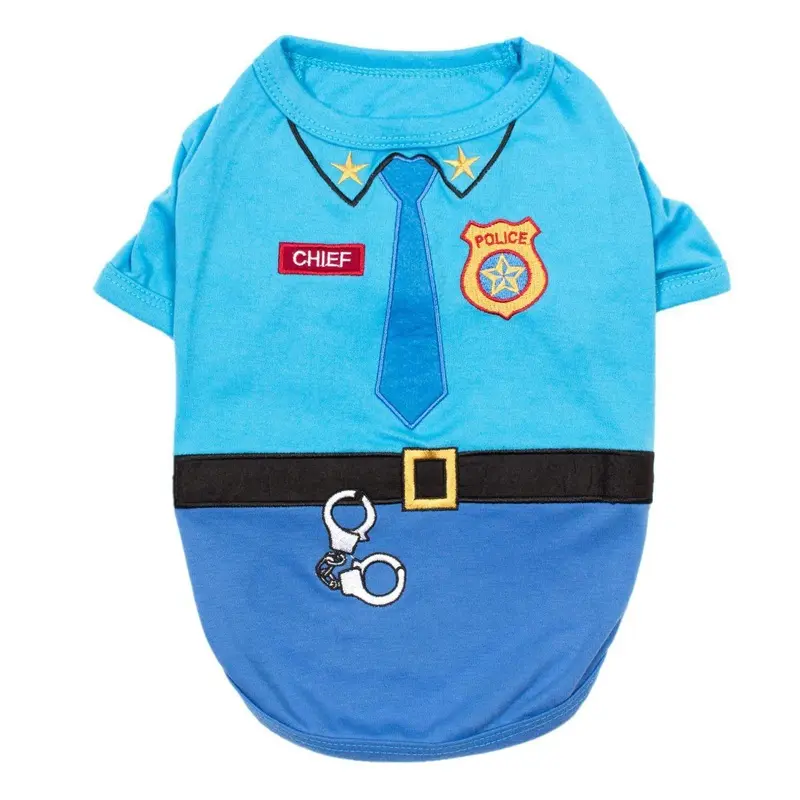 Officer Woof Police Dog Costume Shirt Small - Out of Stock!